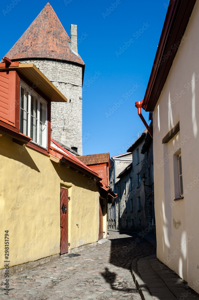 Street in Tallinn Old Town