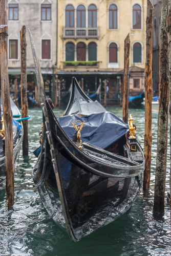 gondolas on grand canal in venice © Simone
