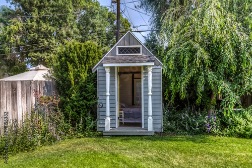Little house in backyard