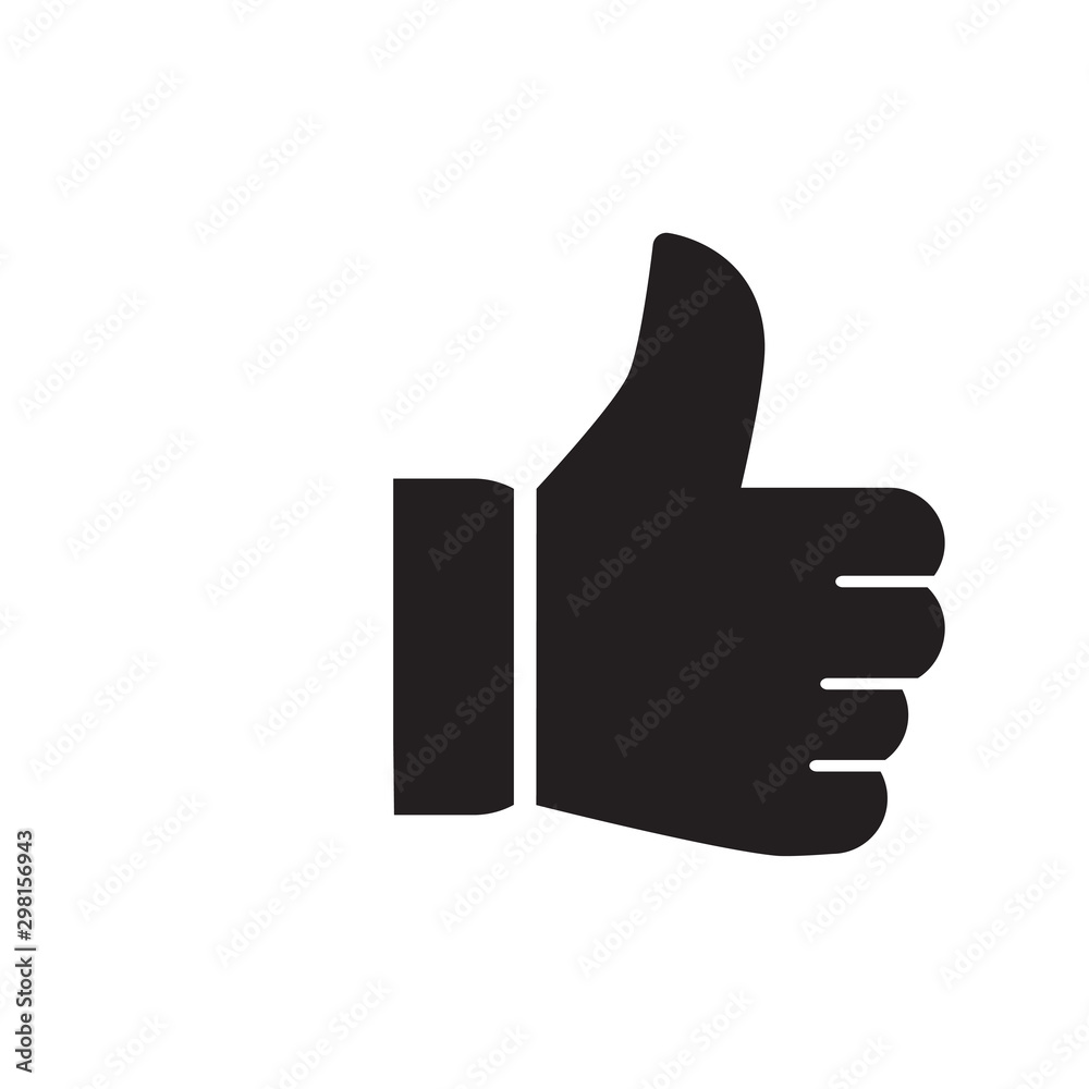 Hand Thumbs Up Icon Vector Illustration Hand Thumbs Up Icon Vector Illustration