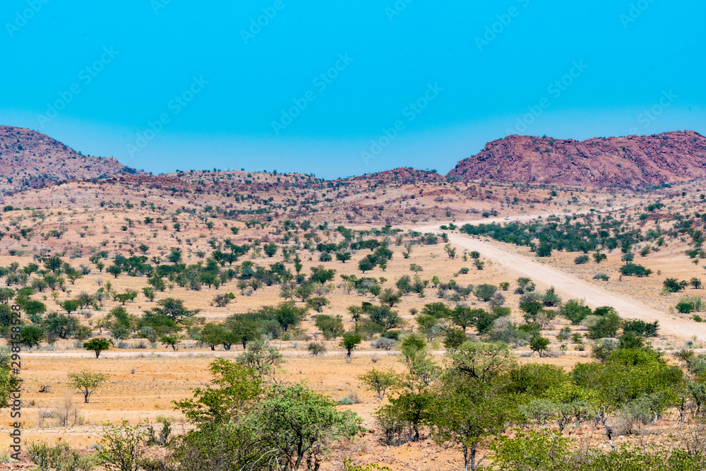 Fabuleux paysages de Namibie en Afrique