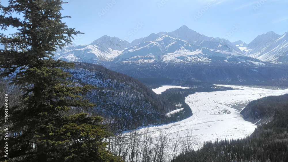 Obraz premium Snowy Mountains