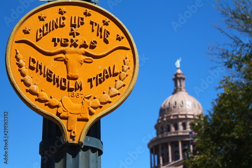 Going up the Texas Chisholm trail photo