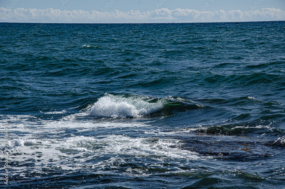 Seascape, day, sea, mountains rocky coast. Seascape, day, sea, mountains rocky coast.