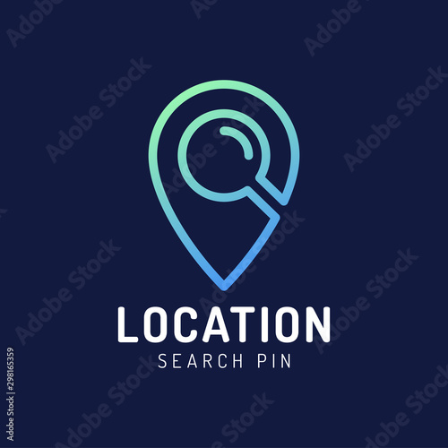 Map Point Location Logo. City locator design vector template. Pin maps symbol vector . Gps icon design vector. Simple clean design. Geo point navigation logotype.