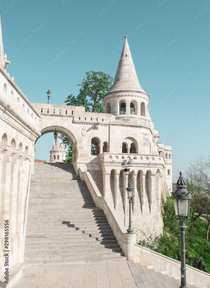 The Fisherman's Bastion in the morning light, Budapest Hungary