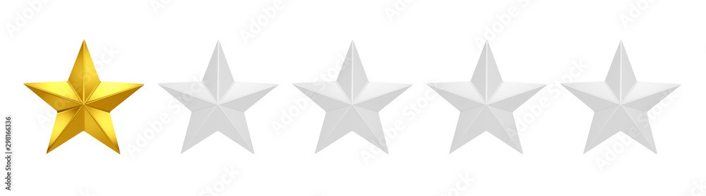 Obraz premium 1 out of 5 stars rating