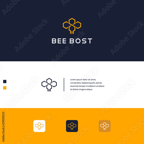 bee and bost design logo inspiration