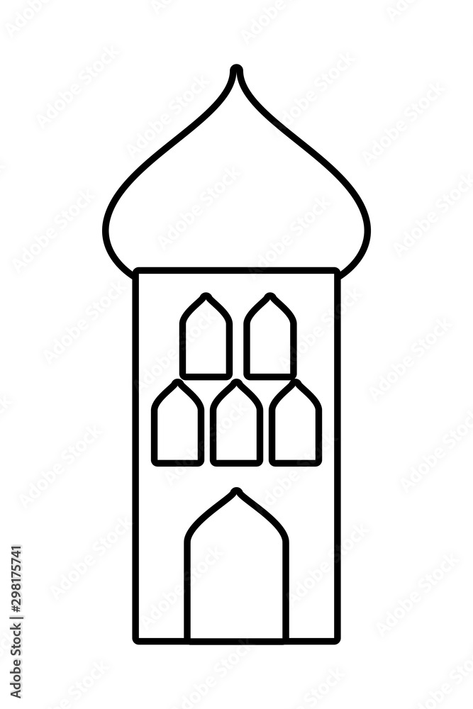 manger house building isolated icon
