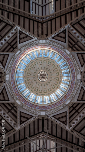 Glass dome of the central market