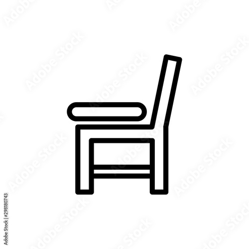 Chair icon trendy