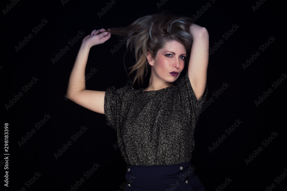 young woman posing young woman posing