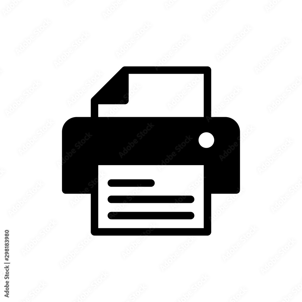 printer icon trendy printer icon trendy