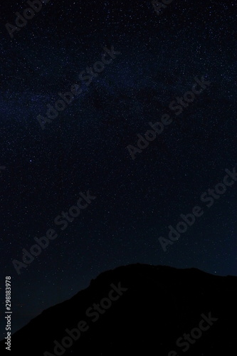 天の川が見える星空