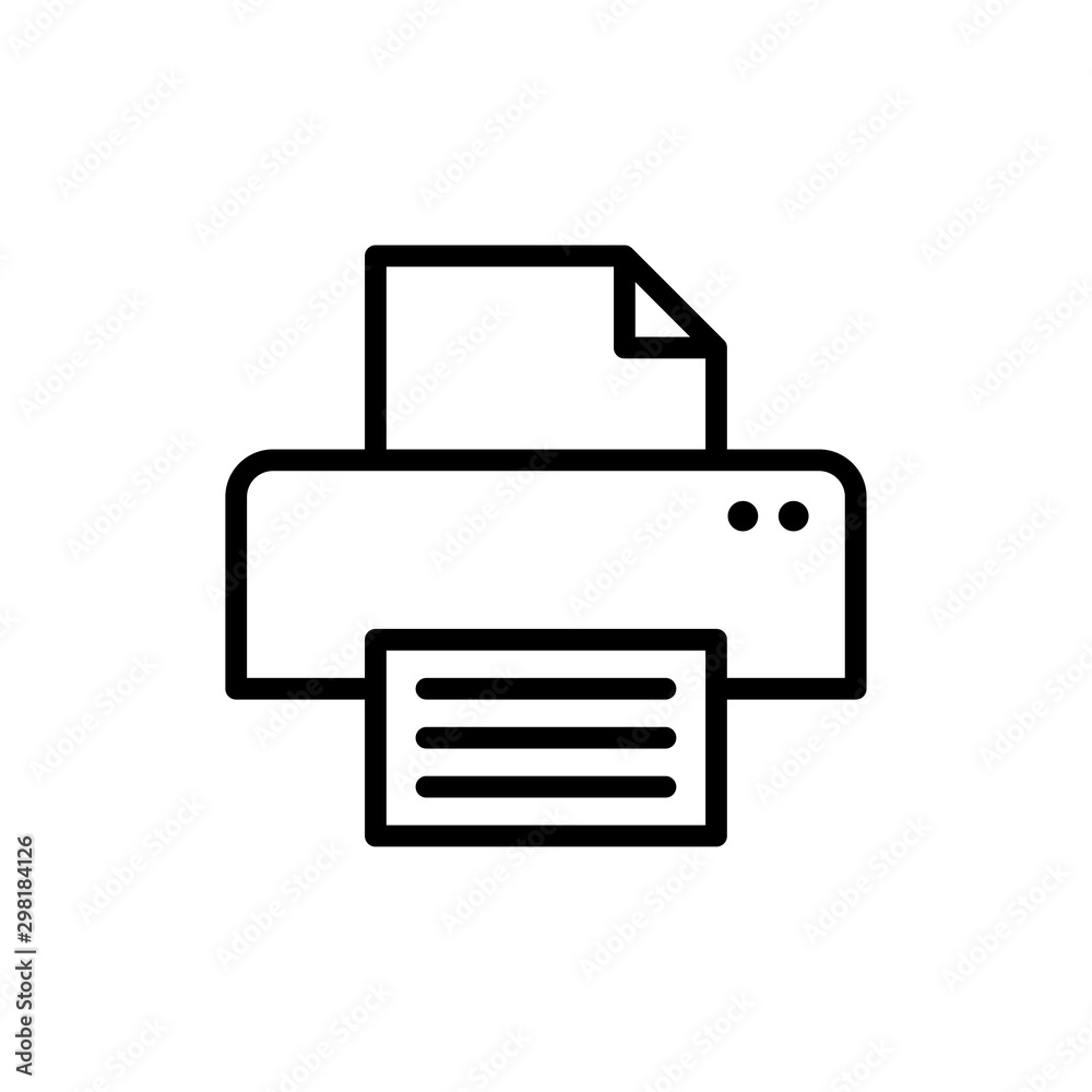 printer icon trendy printer icon trendy