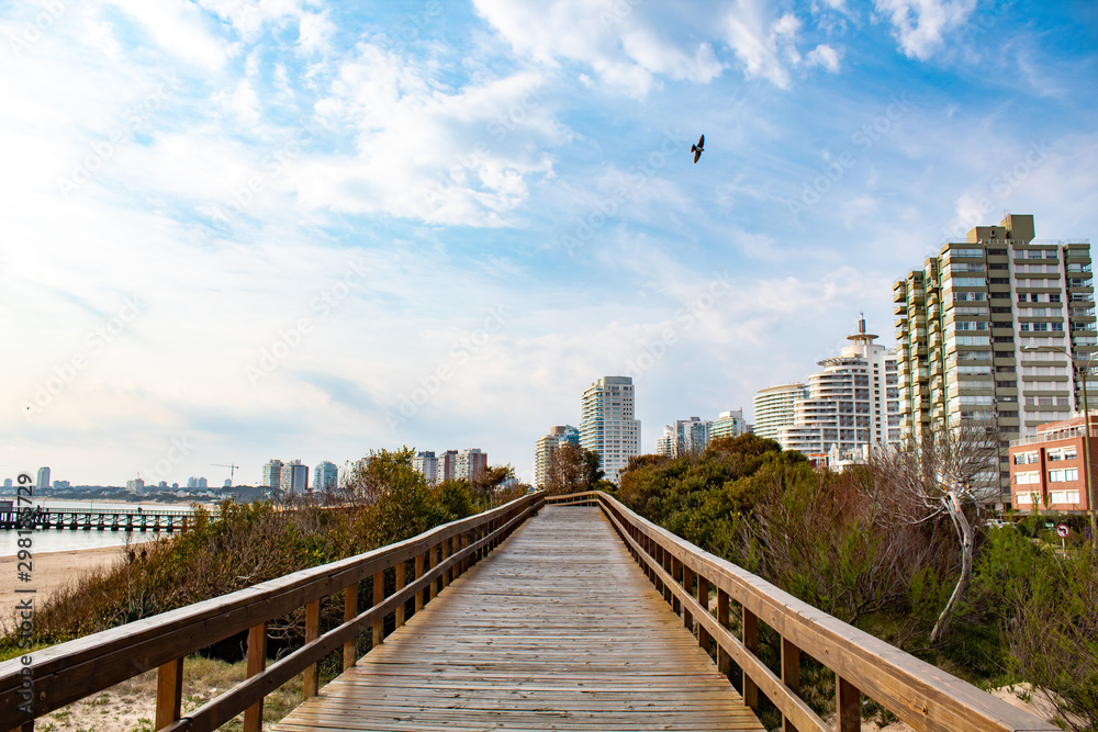 Praia de Punta del Este, Uruguai Praia de Punta del Este, Uruguai