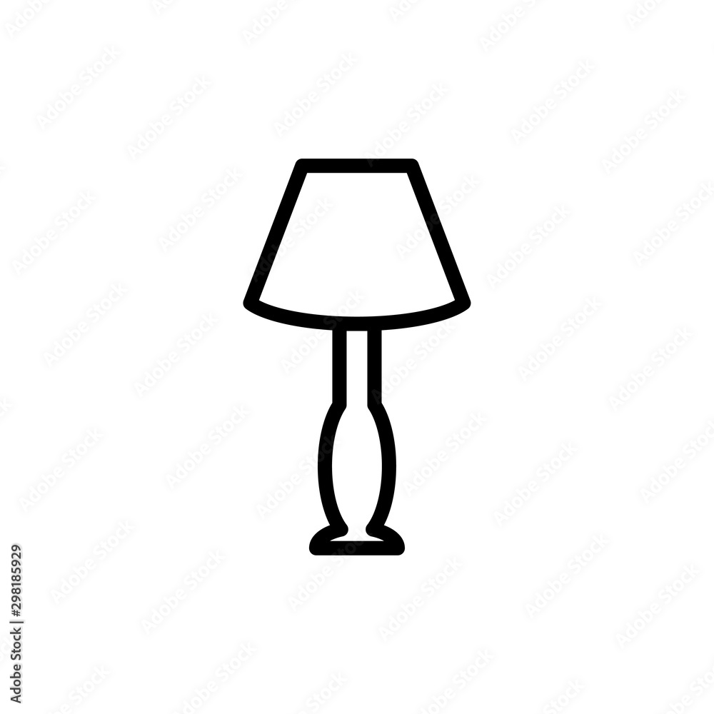 Table lamp icon Table lamp icon