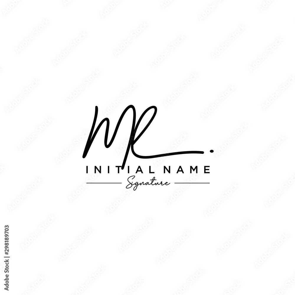 Obraz premium Letter ML Signature Logo Template Vector