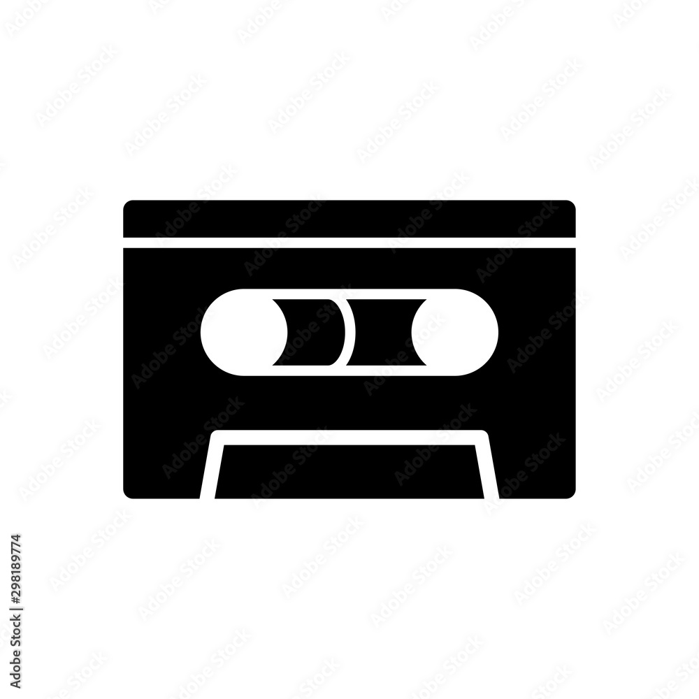 Cassette icon trendy