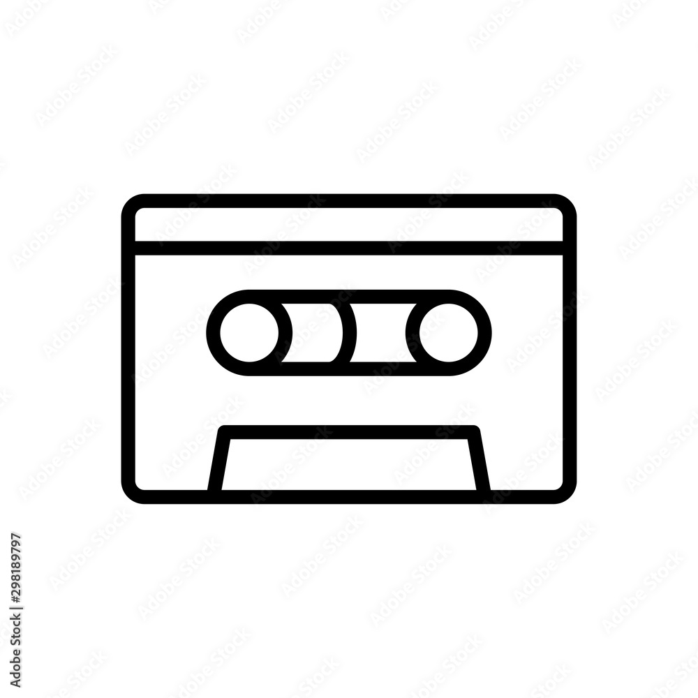 Cassette icon trendy Cassette icon trendy