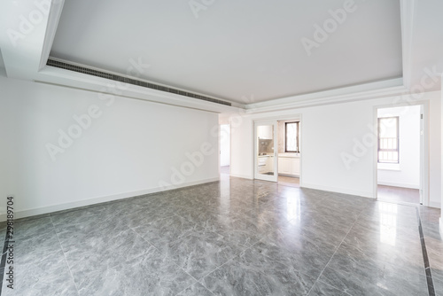 interior of a modern home empty room