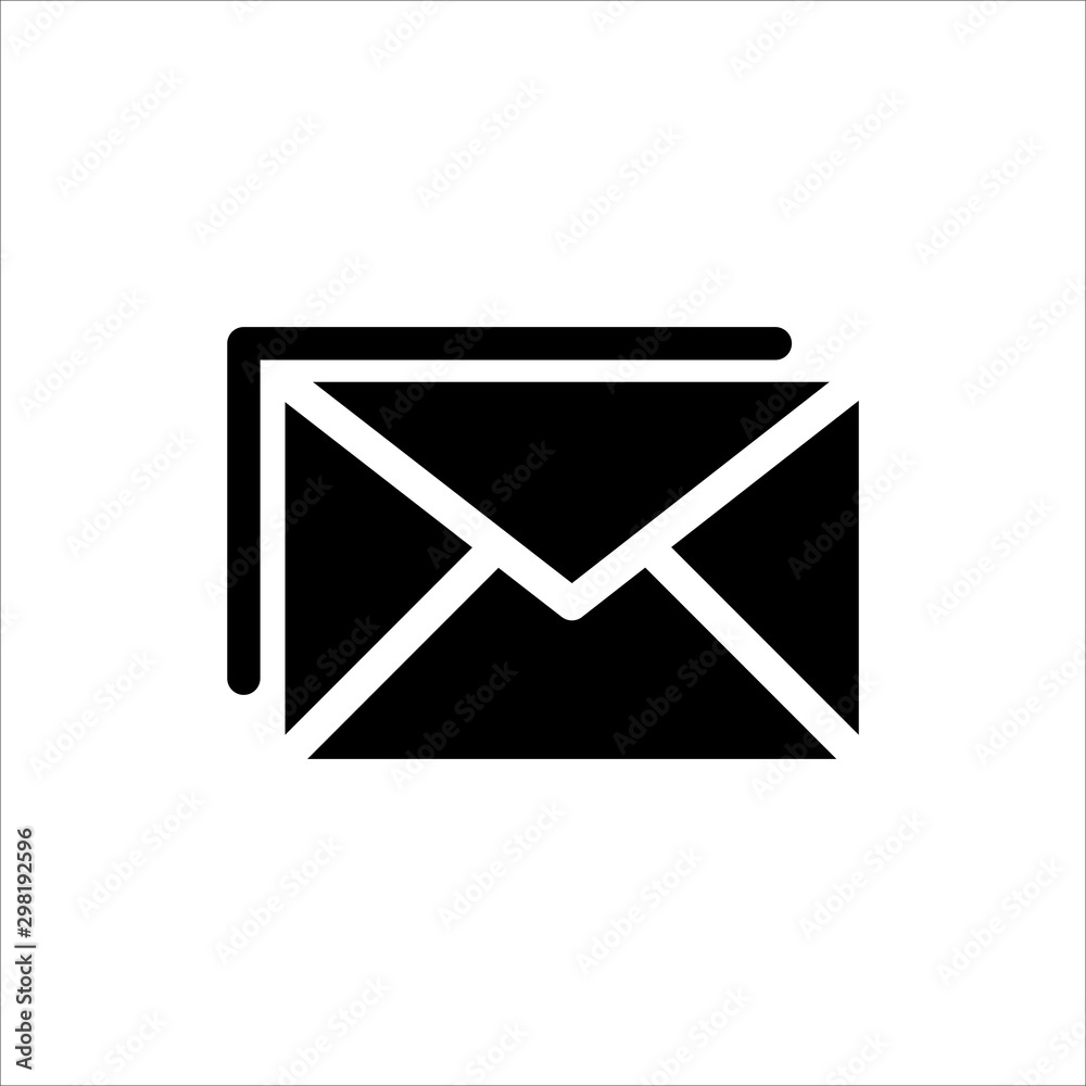 Mail icon with trendy flat line style icon for web, logo, app, UI design. isolated on white background. vector illustration eps 10 Mail icon with trendy flat line style icon for web, logo, app, UI design. isolated on white background. vector illustration eps 10