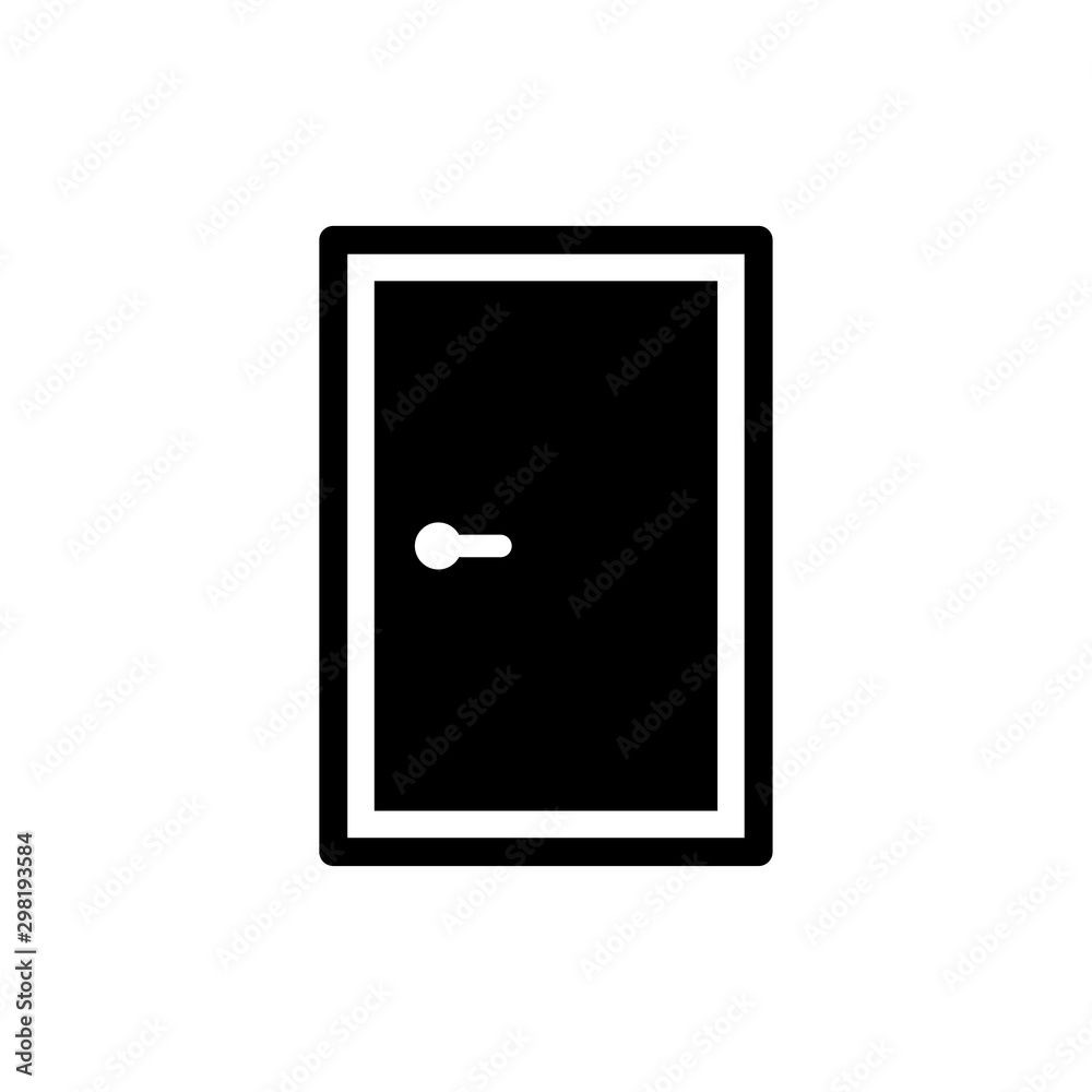 Door icon trendy Door icon trendy