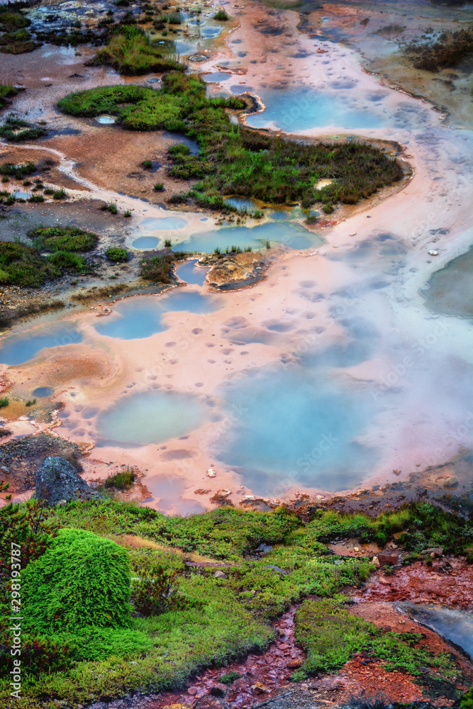 Paint Pots. Thermal Activity in Yellowstone National Park Paint Pots. Thermal Activity in Yellowstone National Park