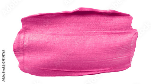 Vector pink metallic texture isolated on white - paint banner for Your design