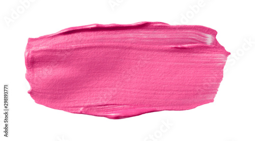 Vector pink metallic texture isolated on white - paint banner for Your design