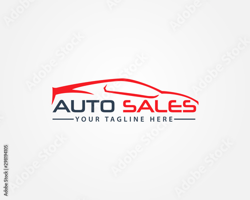 Creative Auto style car logo design, Vector Template with concept sports vehicle.