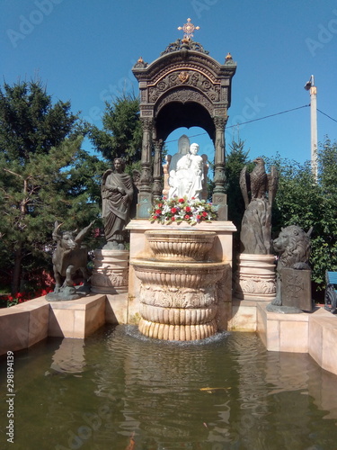 Irkutsk is an old city in Russia with a picturesque valley of the Angara River