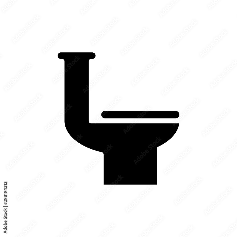 Toilet bowl icon Toilet bowl icon