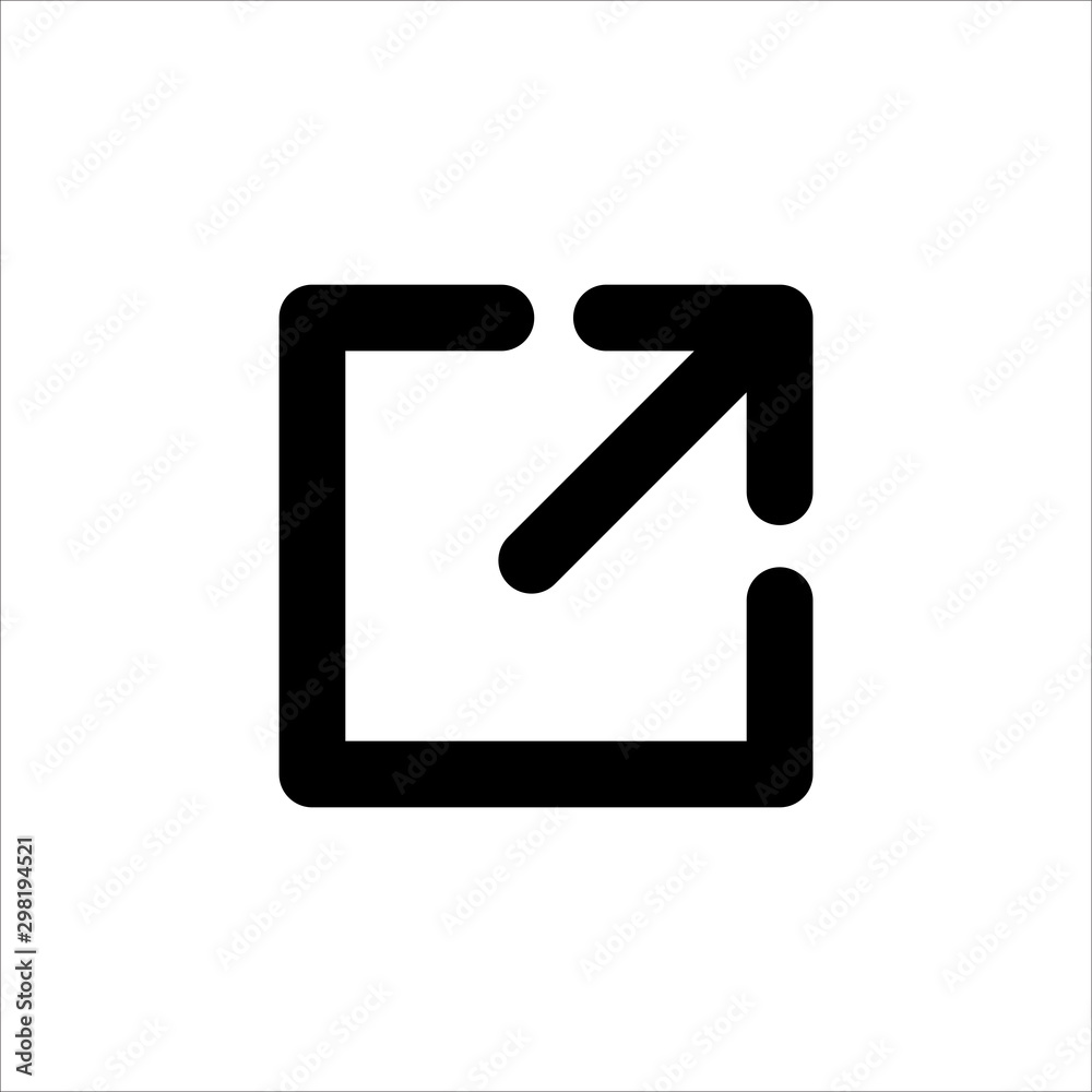 Share icon with trendy flat style icon for web site design, logo, app, UI isolated on white background. vector illustration eps 10 Share icon with trendy flat style icon for web site design, logo, app, UI isolated on white background. vector illustration eps 10