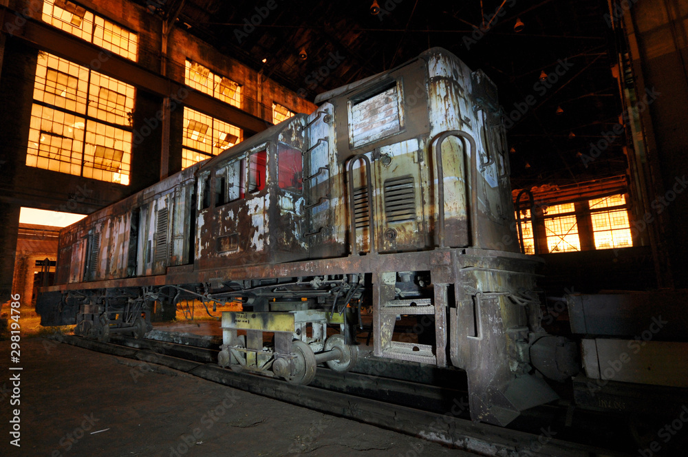 Abandoned train station in Medellin 