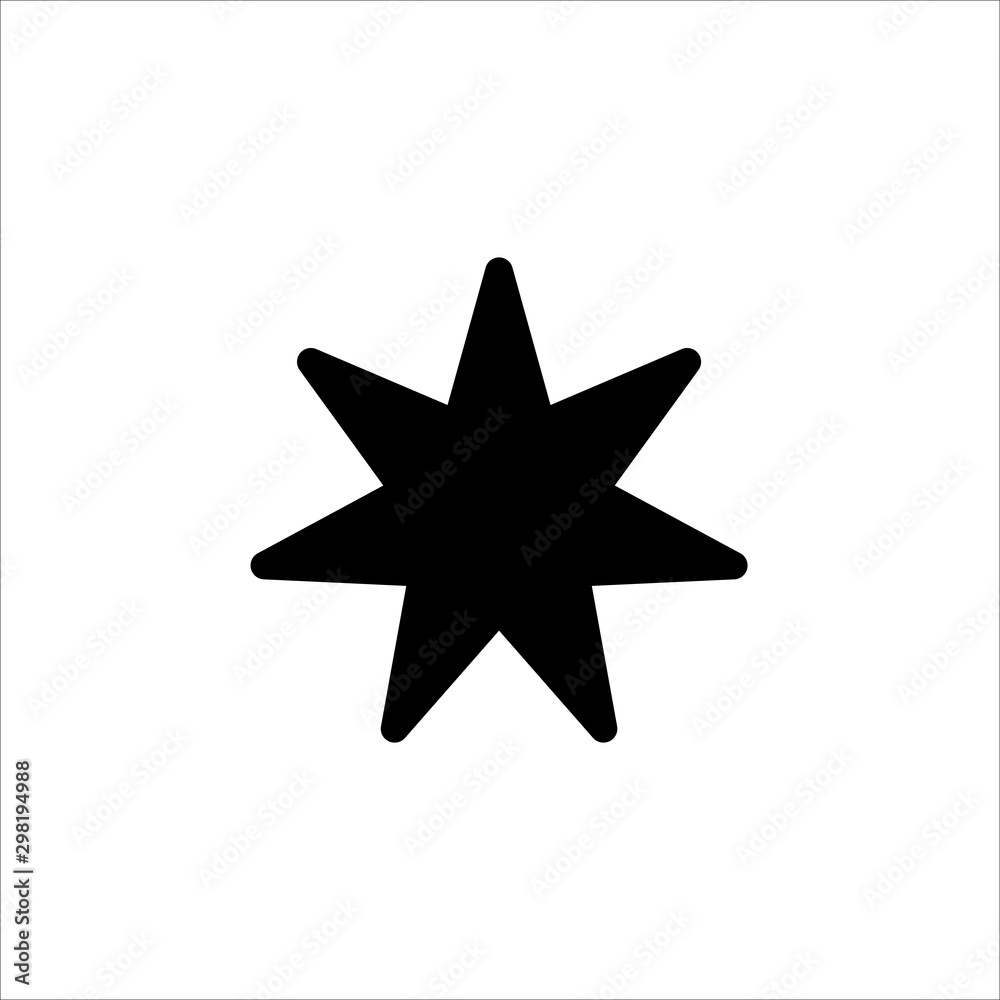 Vector star icon. black star symbol of rate, rating or favorite symbol with trendy flat style icon for web site design, logo, app, UI isolated on white background Vector star icon. black star symbol of rate, rating or favorite symbol with trendy flat style icon for web site design, logo, app, UI isolated on white background