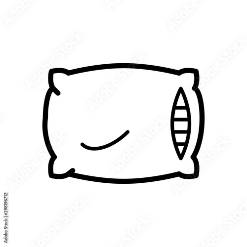 Pillow icon trendy