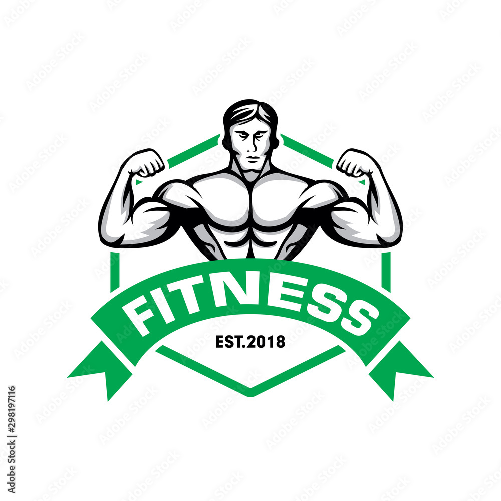 Fitness Logo, Cross Fit Logo, Body Building Logo