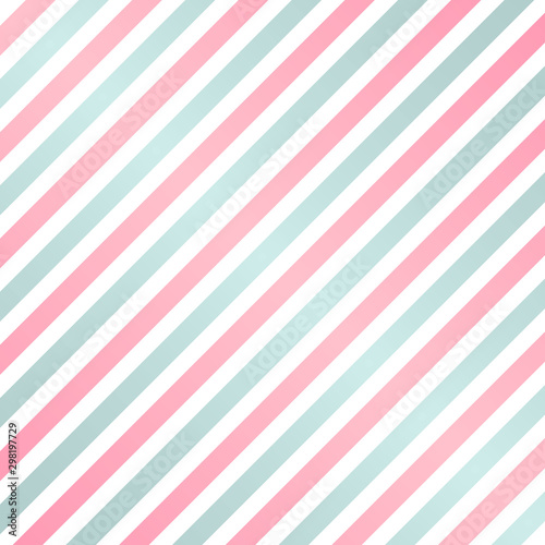 Valentine stripe pink and blue background.