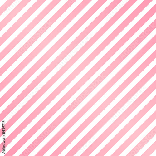 Valentine stripe pink and white background.