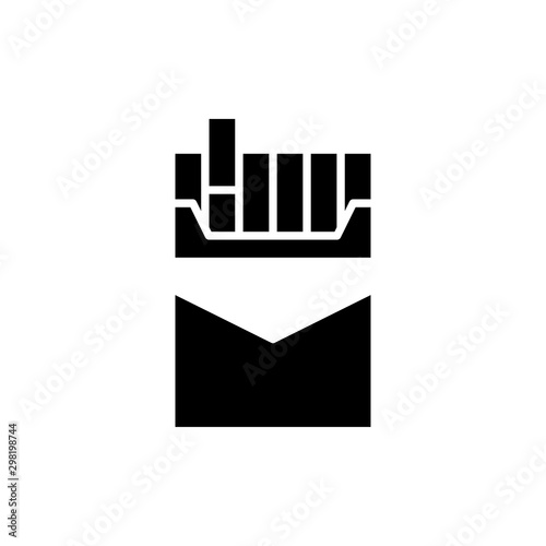 Cigarette icon trendy