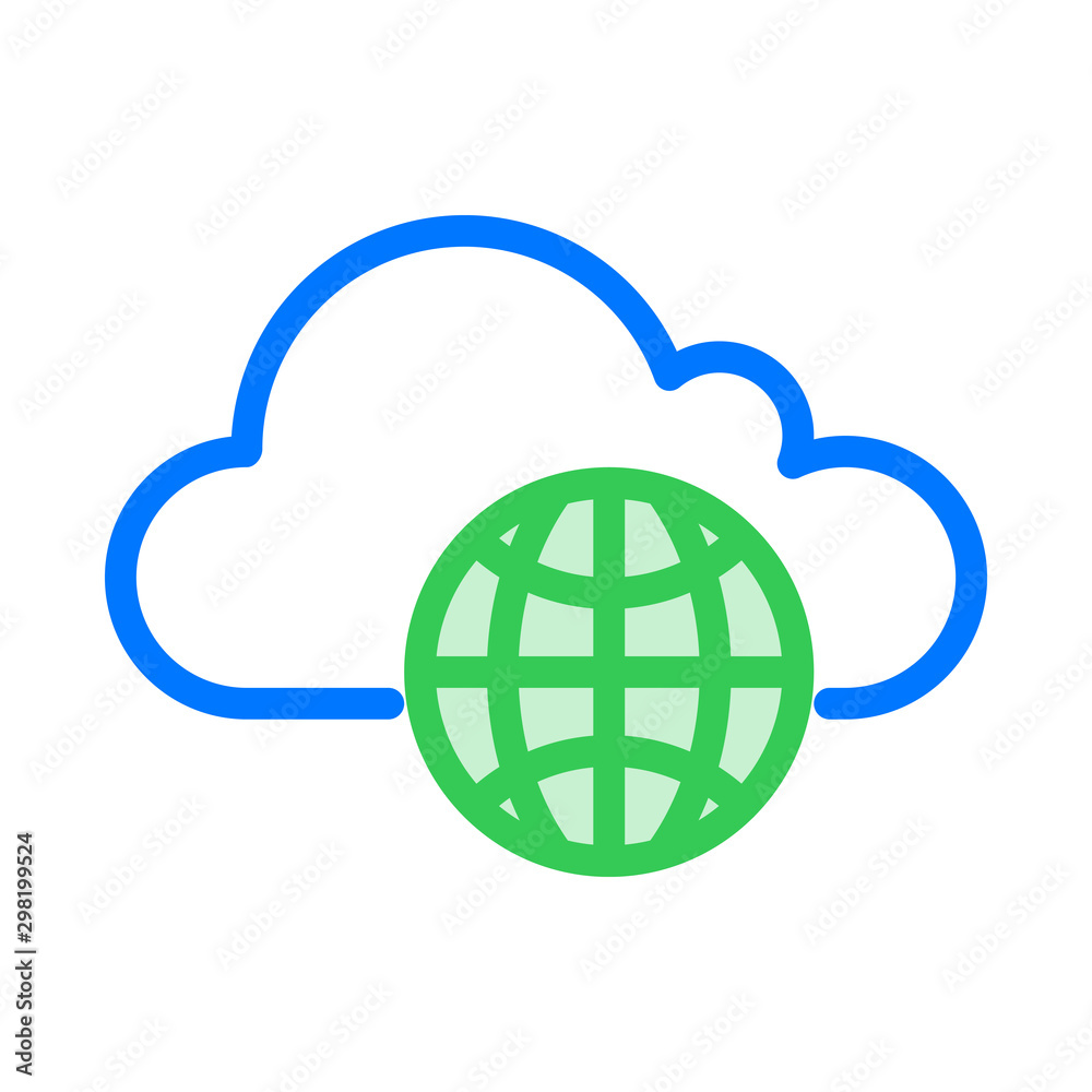 Cloud web service. Cloud Computing Icon. Simple glyph style. Perfect symmetrical. Cloud web service. Cloud Computing Icon. Simple glyph style. Perfect symmetrical.