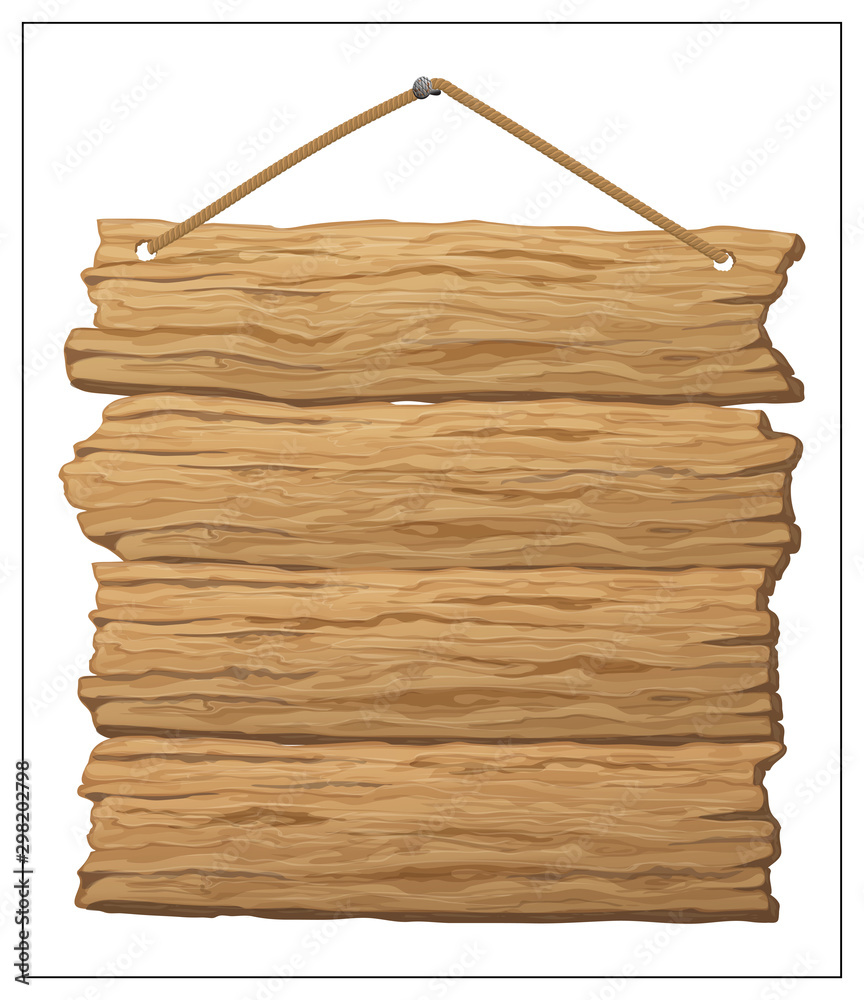 Vector wooden banner, sign posts or boards. Vector wooden banner, sign posts or boards.