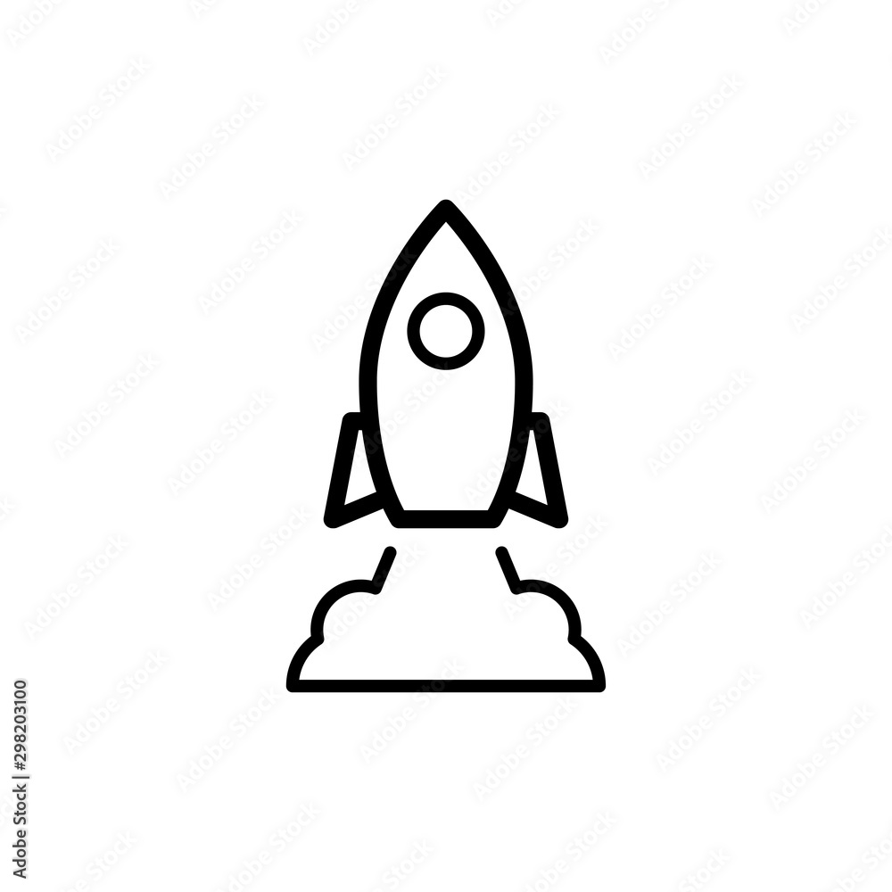 Rocket, start up icon Rocket, start up icon
