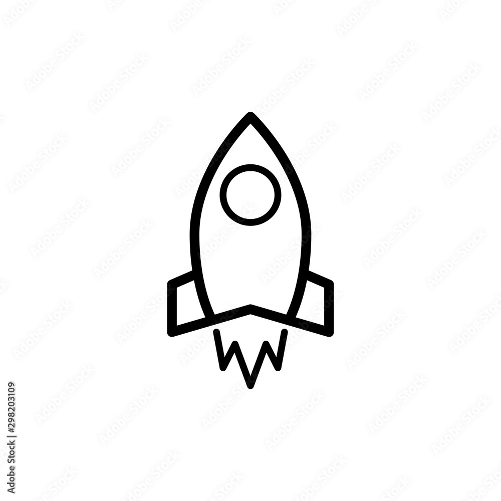 Rocket, start up icon Rocket, start up icon