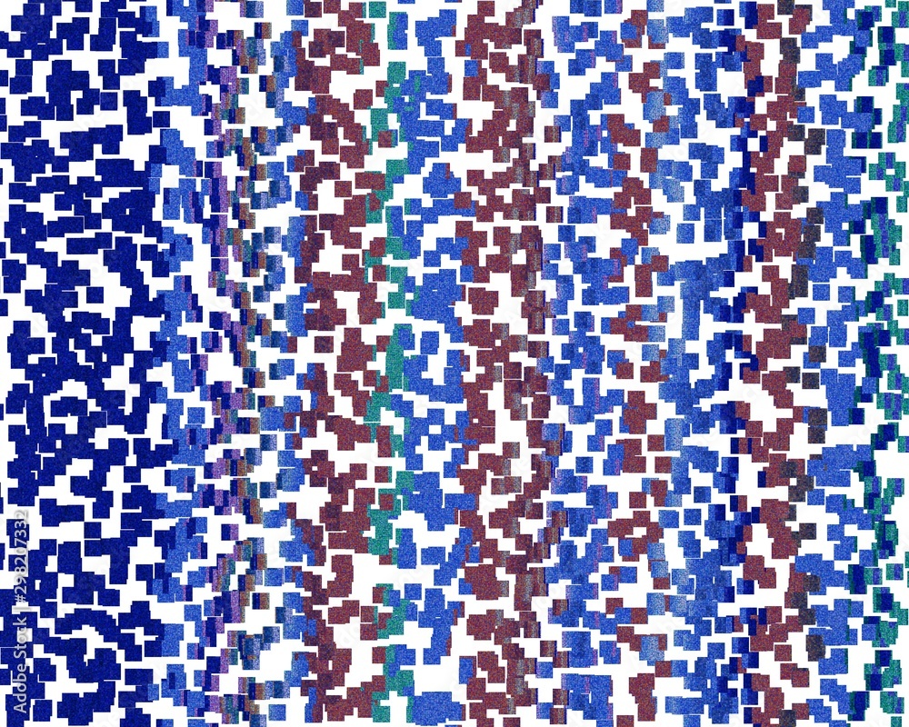 Fototapeta premium Blue purple red white shapes, abstract background