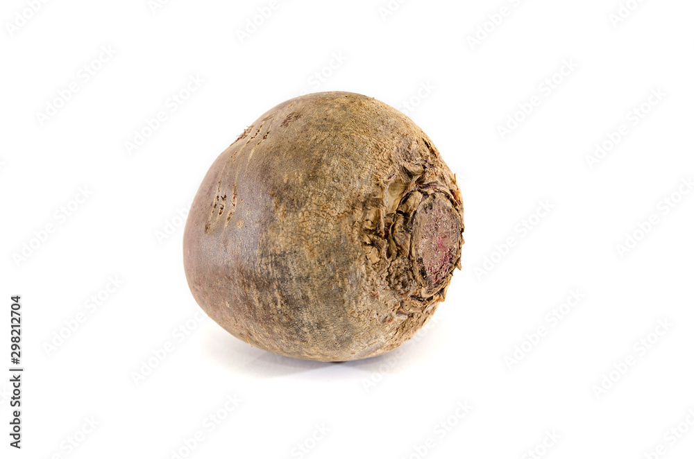 Fototapeta premium beets isolated on a white background.