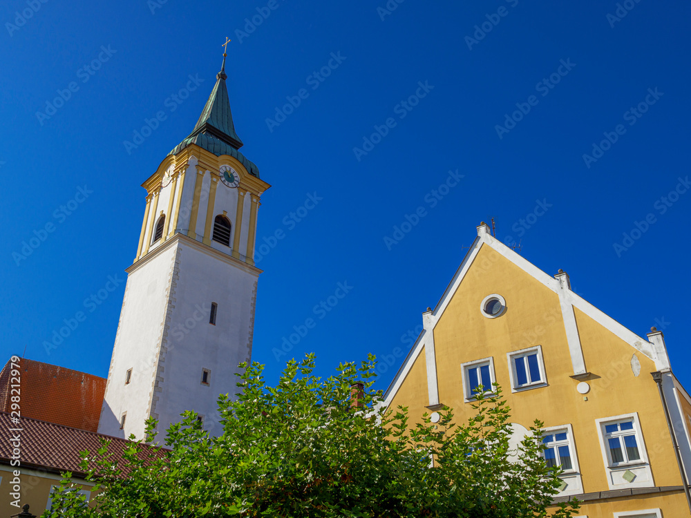 Barbarakirche in Abensberg, Niderbayern, Deutschland