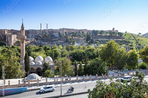 Balikligol, Sanliurfa / Turkey. Balikligol Mosque ( Fish Lake ) photo