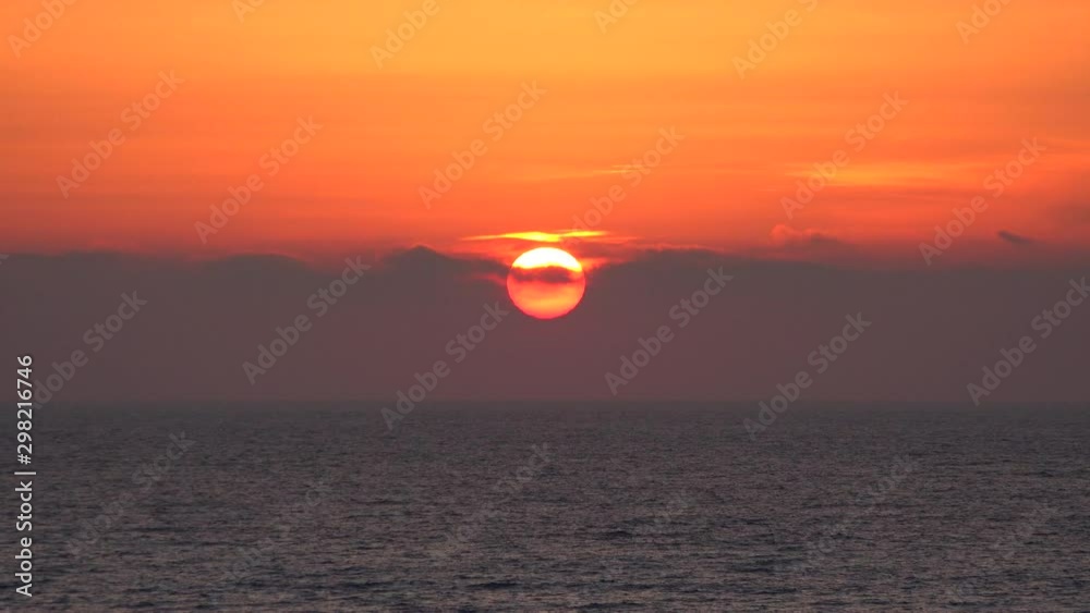 Sunset Sea Beach, Sunrise on Seashore, Ocean at Sundown in Summer, Twilight Sunset Sea Beach, Sunrise on Seashore, Ocean at Sundown in Summer, Twilight